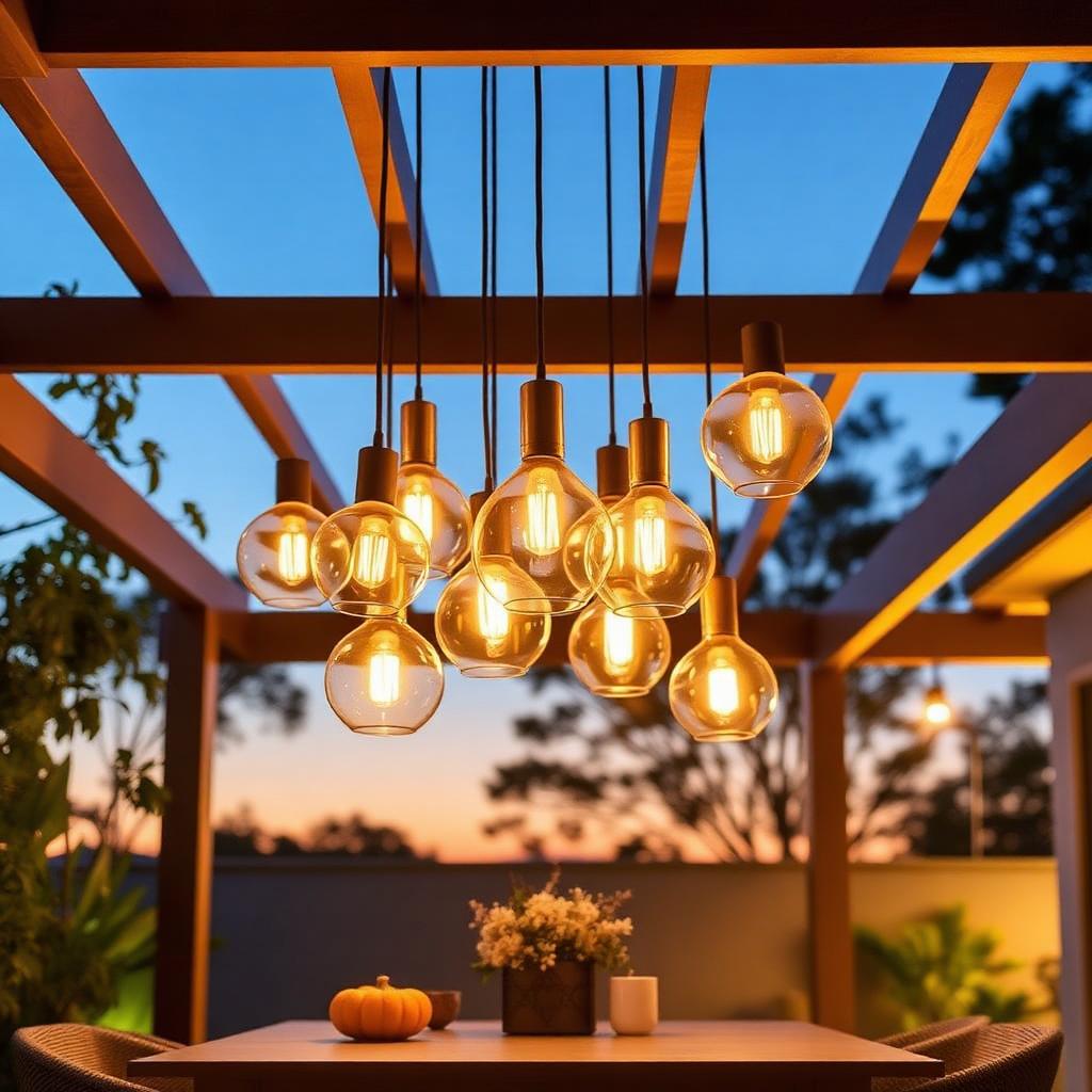 Outdoor Pendant Cluster